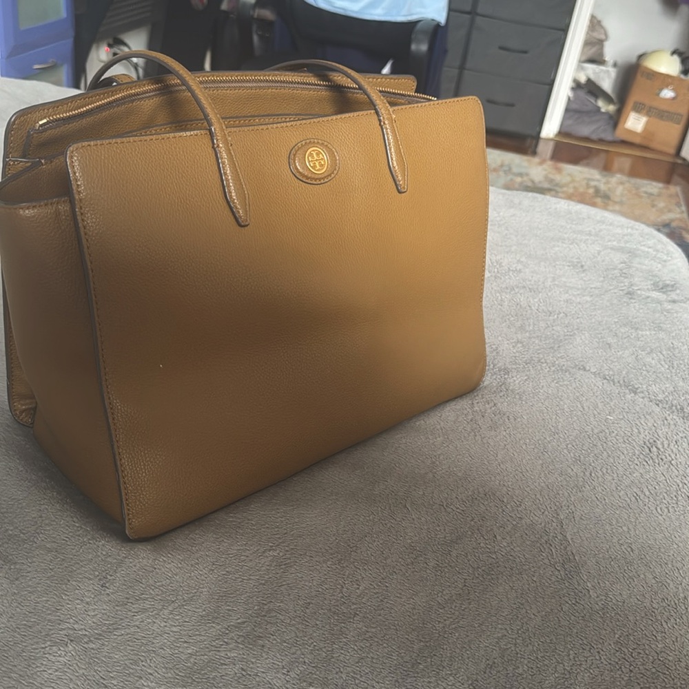 Tory Birch genuine leather tote bag